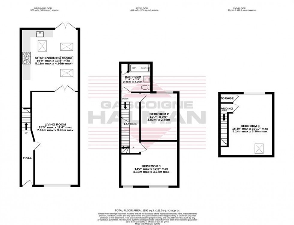 Floorplan for Elm Road South, Stockport