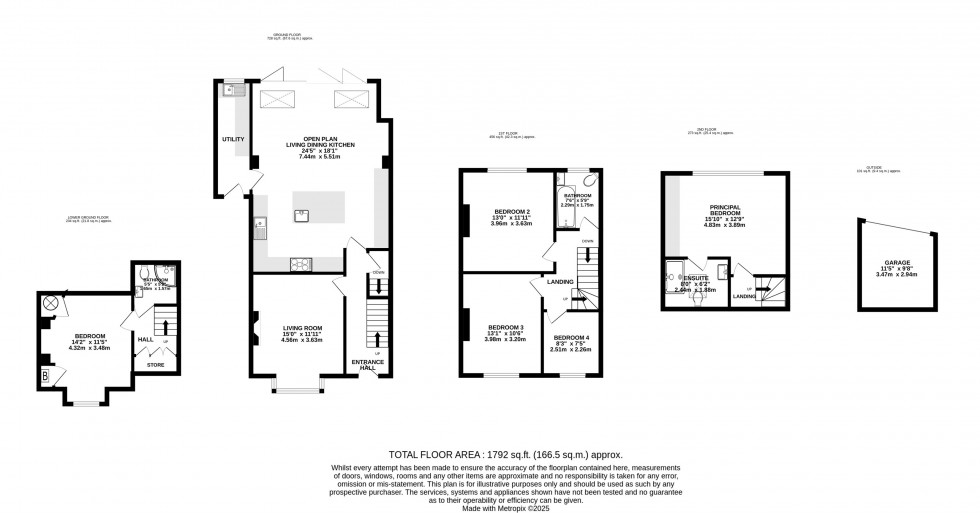 Floorplan for Princess Road, Wilmslow