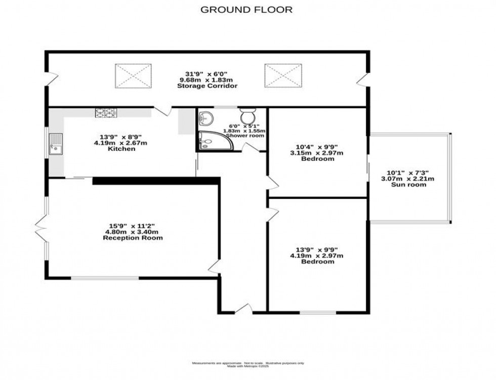 Floorplan for Hale View Road, Helsby, Frodsham