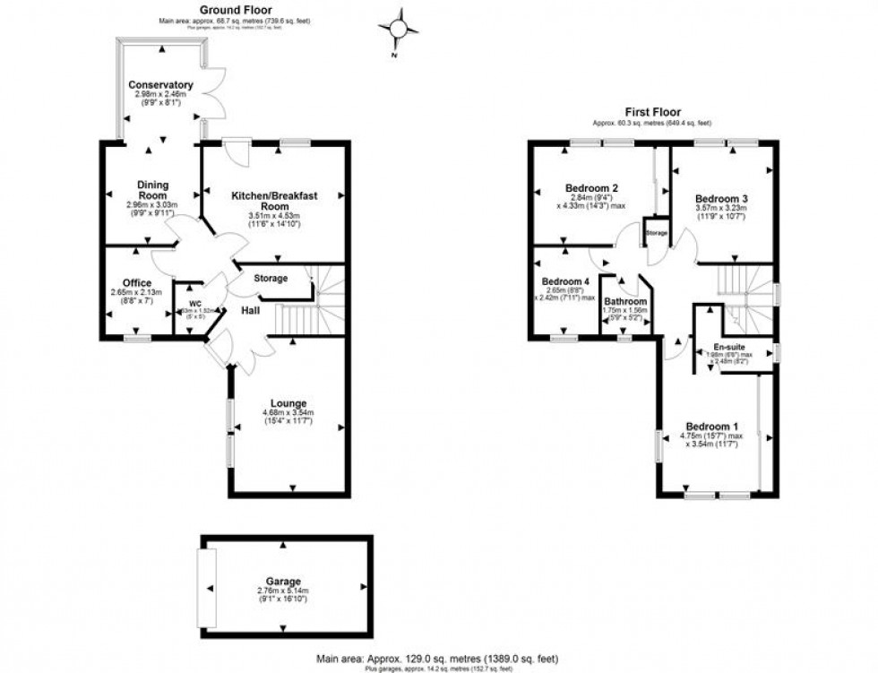 Floorplan for Holford Moss, Runcorn