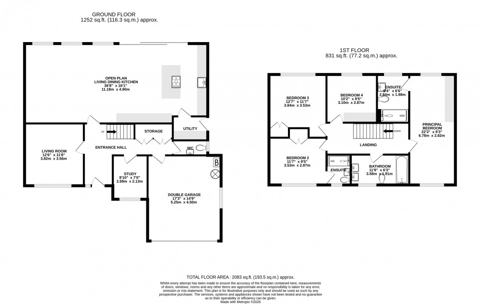 Floorplan for Summerfield Place, Wilmslow
