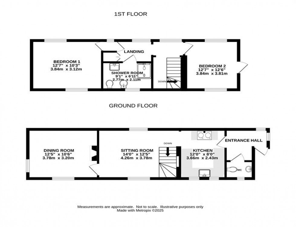 Floorplan for Kettleshulme, High Peak