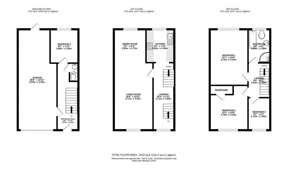 Floorplan for Willow Bank, Fallowfield