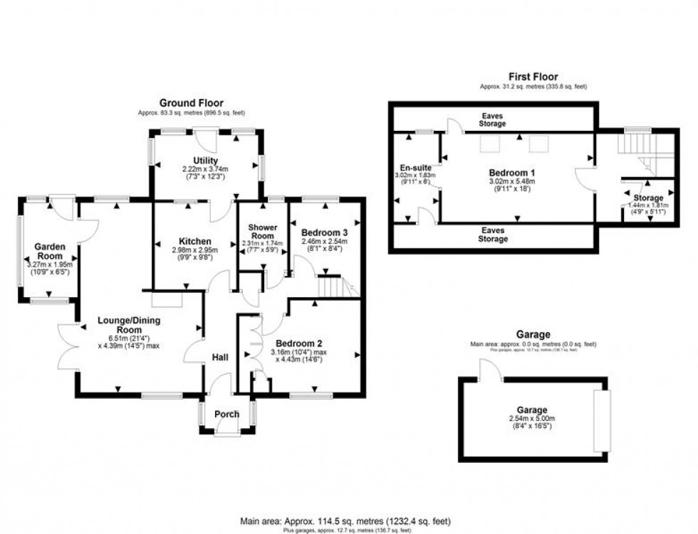 Floorplan for St. Lukes Way, Frodsham