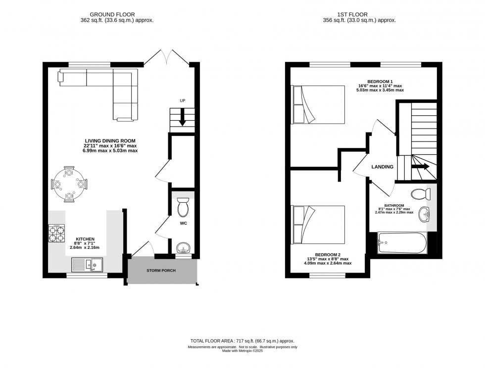 Floorplan for Oak Tree Lane, Lower Peover, Knutsford