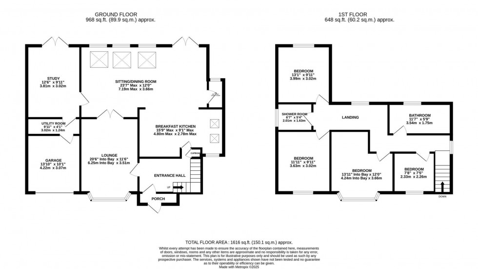 Floorplan for Dickens Lane, Poynton