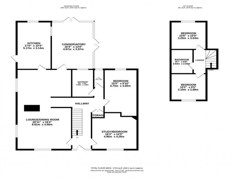Floorplan for Oxford Road, Macclesfield