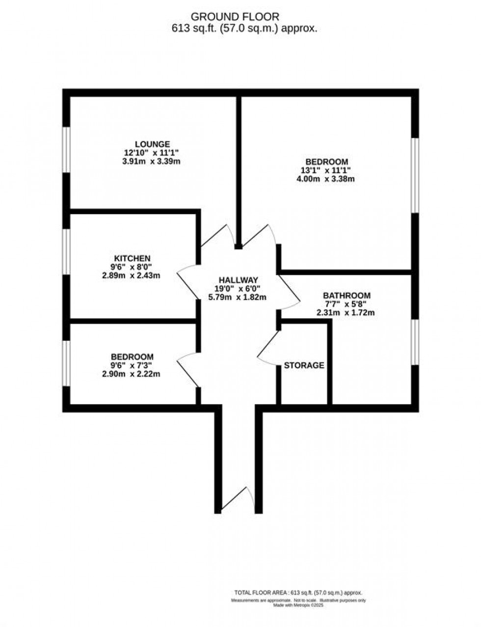 Floorplan for Chapel Court, Chapel Street, Macclesfield