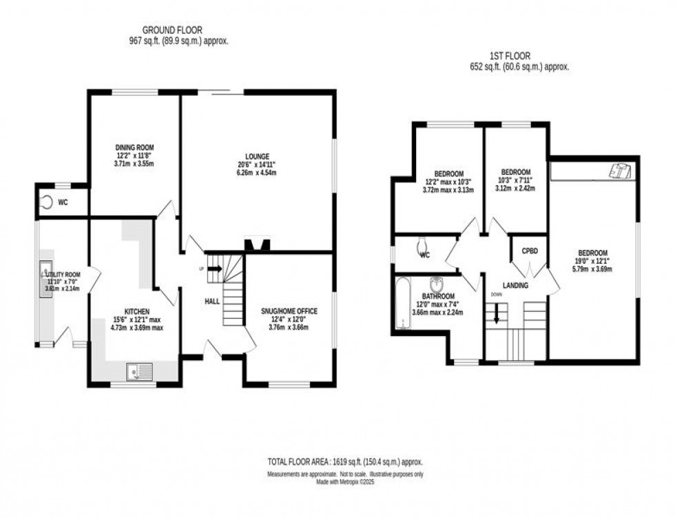 Floorplan for Chapel-En-Le-Frith, High Peak