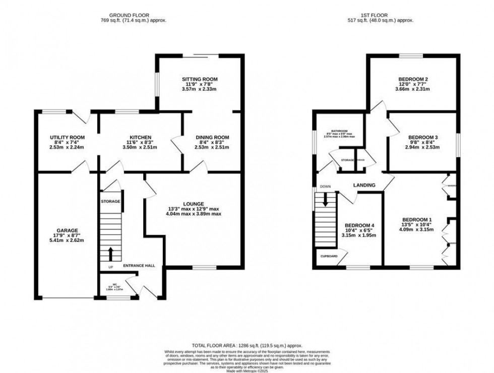 Floorplan for Hardwicke Road, Poynton