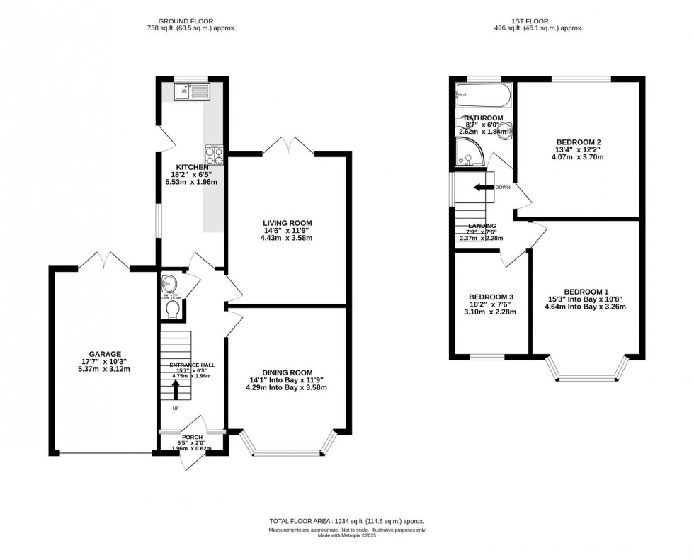Floorplan for Willoughby Avenue, Didsbury