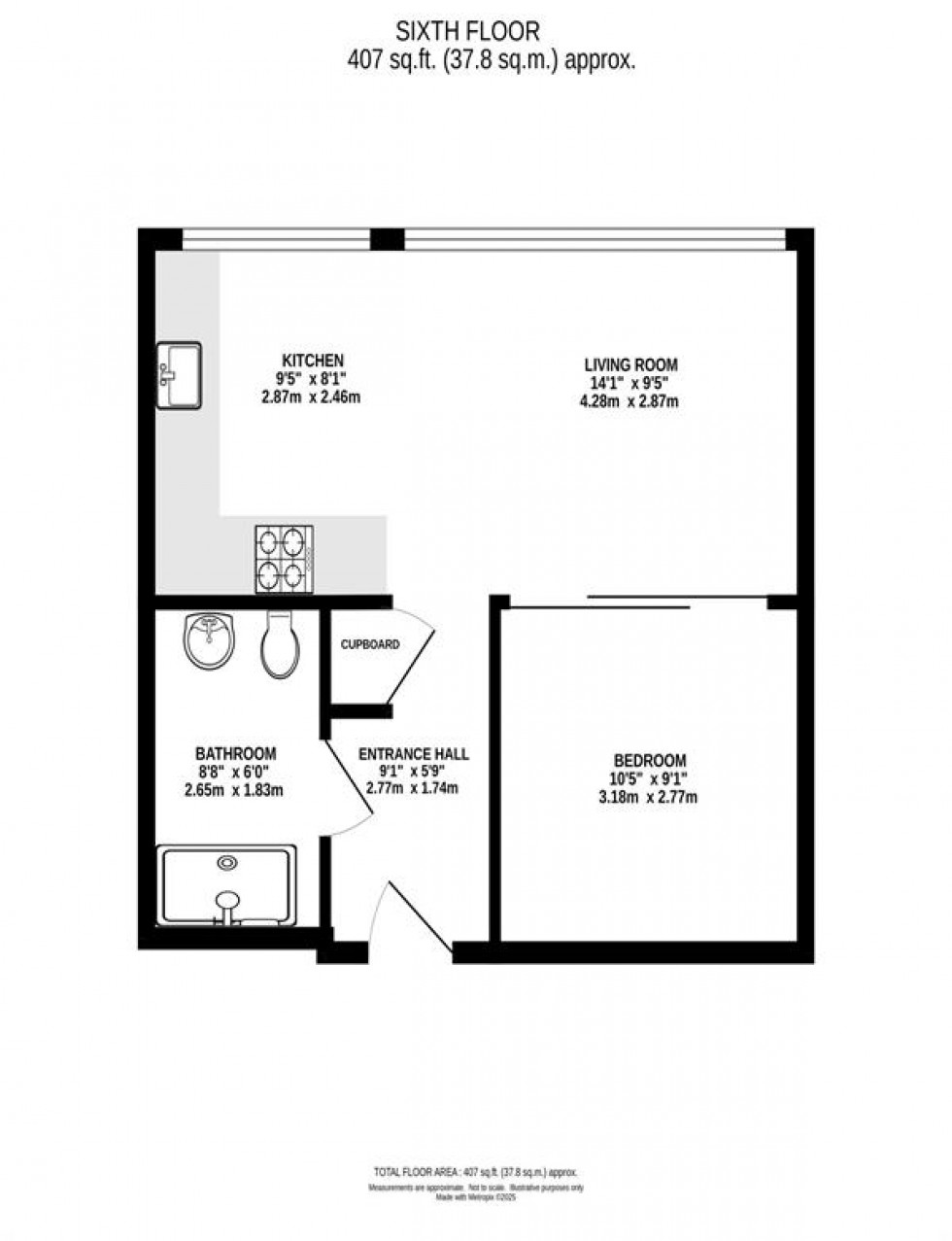 Floorplan for 06/08 Paragon House, Seymour Grove, Old Trafford