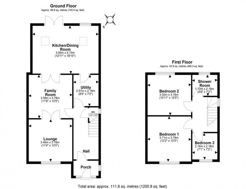 Floorplan for Robin Hood Lane, Helsby, Frodsham