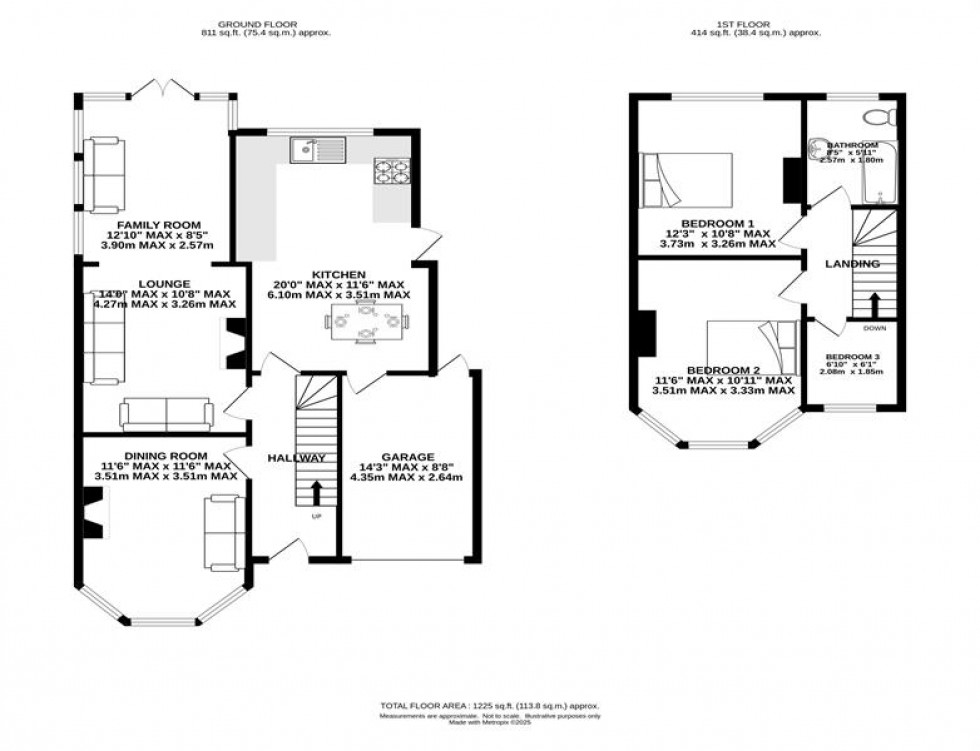 Floorplan for Park Road, Timperley, Altrincham