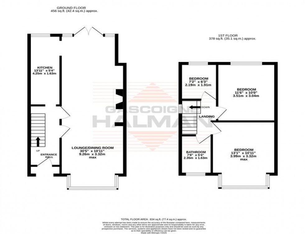 Floorplan for Bamber Avenue, Sale