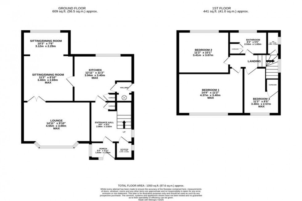 Floorplan for Gloucester Road, Poynton