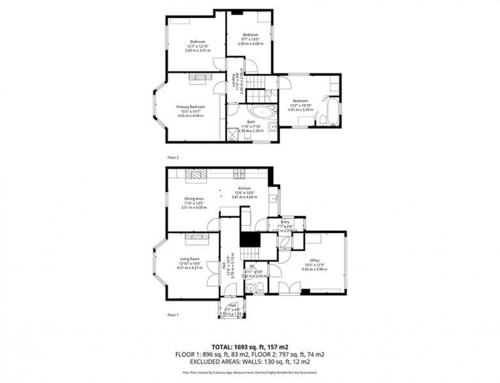 Floorplan for The Poplars, Lymm