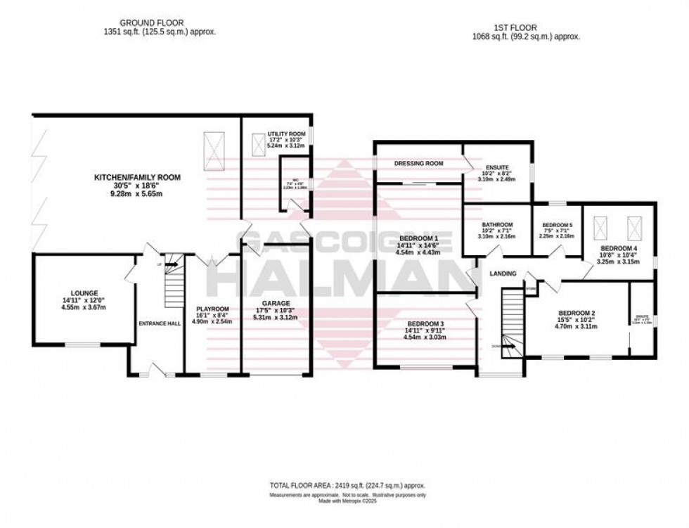 Floorplan for Regent Close, Bramhall
