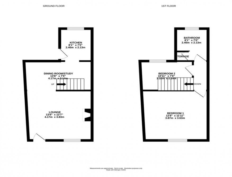 Floorplan for Black Road, Macclesfield