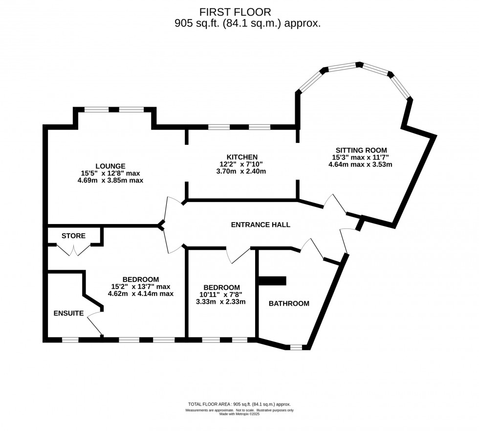 Floorplan for Keepers Road, Grappenhall, Warrington