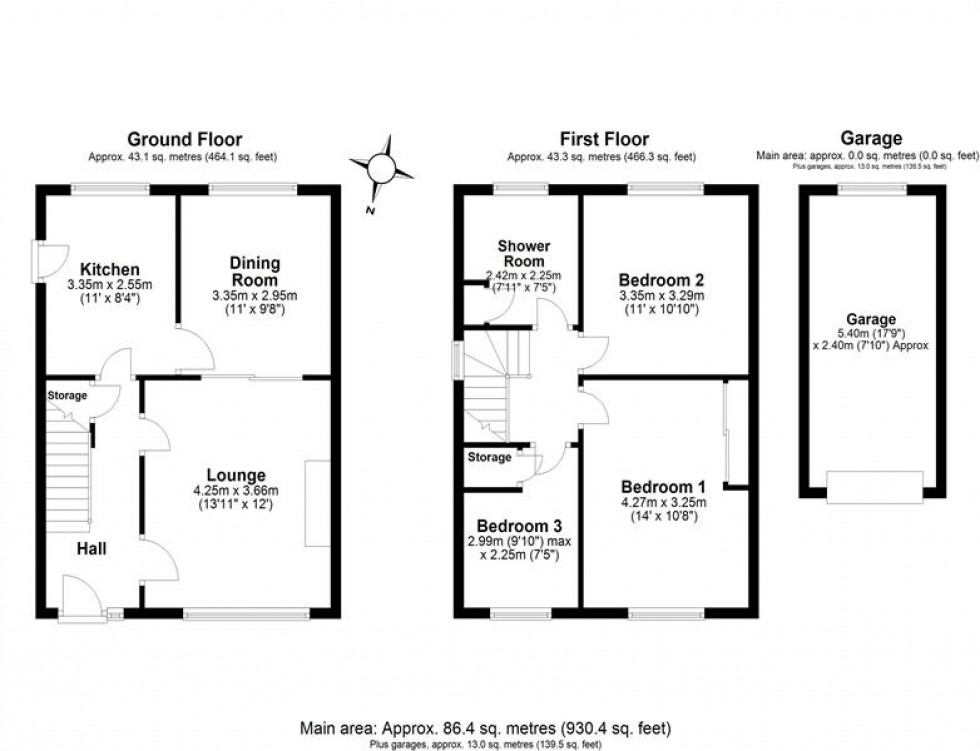 Floorplan for The Willows, Frodsham