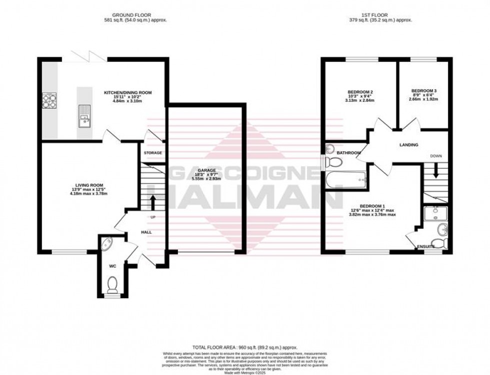 Floorplan for Lomax Gardens, Cheadle Hulme