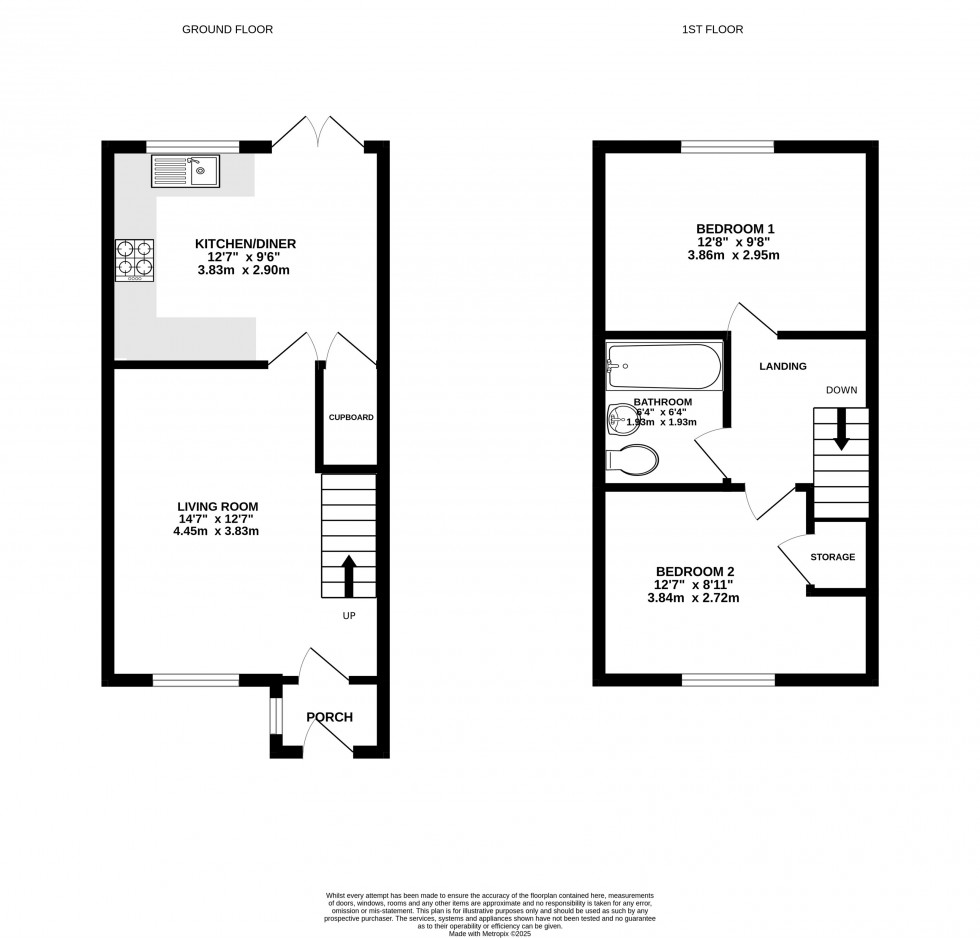 Floorplan for Burnside Close, Wilmslow