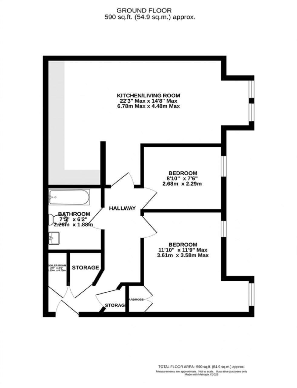 Floorplan for Devonshire Road, Broadheath, Altrincham