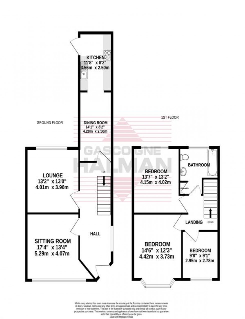 Floorplan for Gladville Drive, Cheadle
