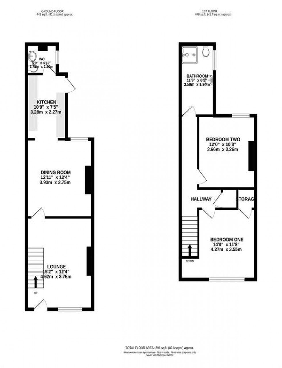 Floorplan for Bateson Street, Stockport