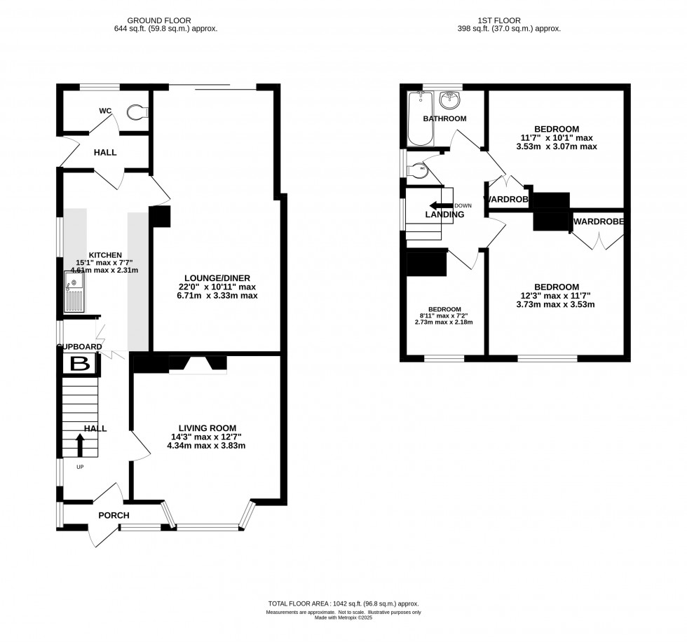 Floorplan for Twemlow Lane, Twemlow, Holmes Chapel