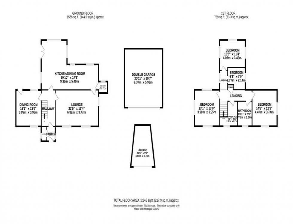 Floorplan for Anthony Cottage, Tanhouse lane, Rushton Spencer 