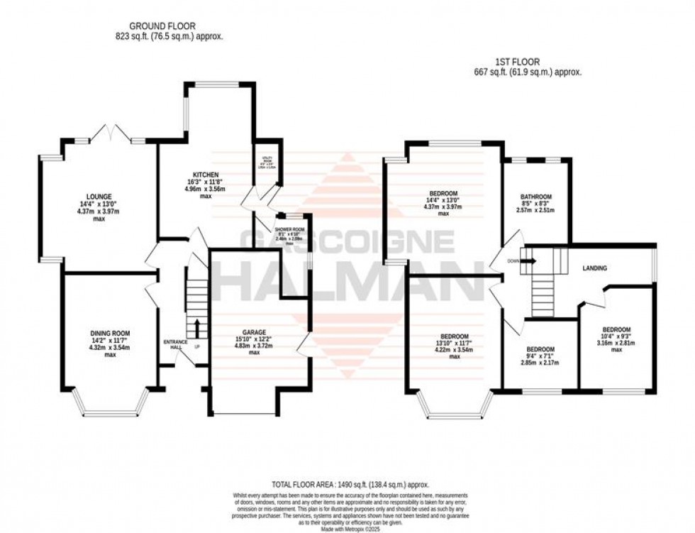 Floorplan for Norris Road, Sale