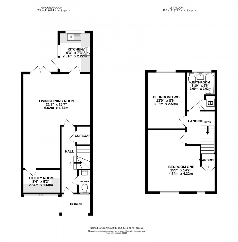 Floorplan for Field Side Close, Mobberley, Knutsford