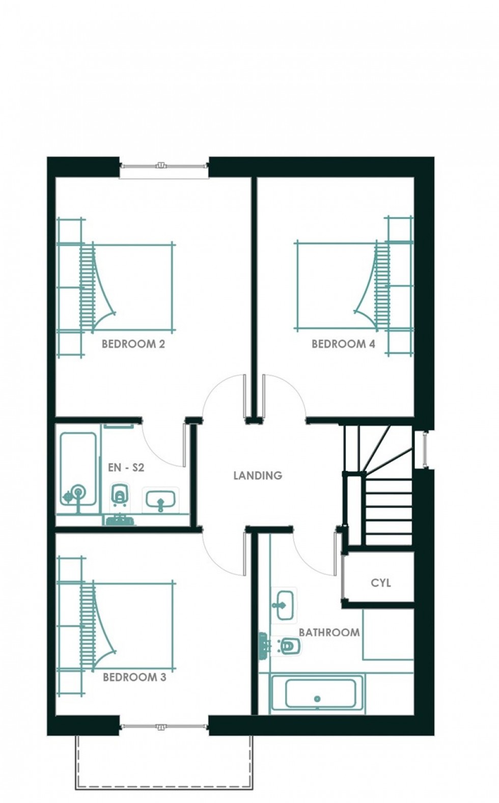 Floorplan for Highfield Gardens, Sale