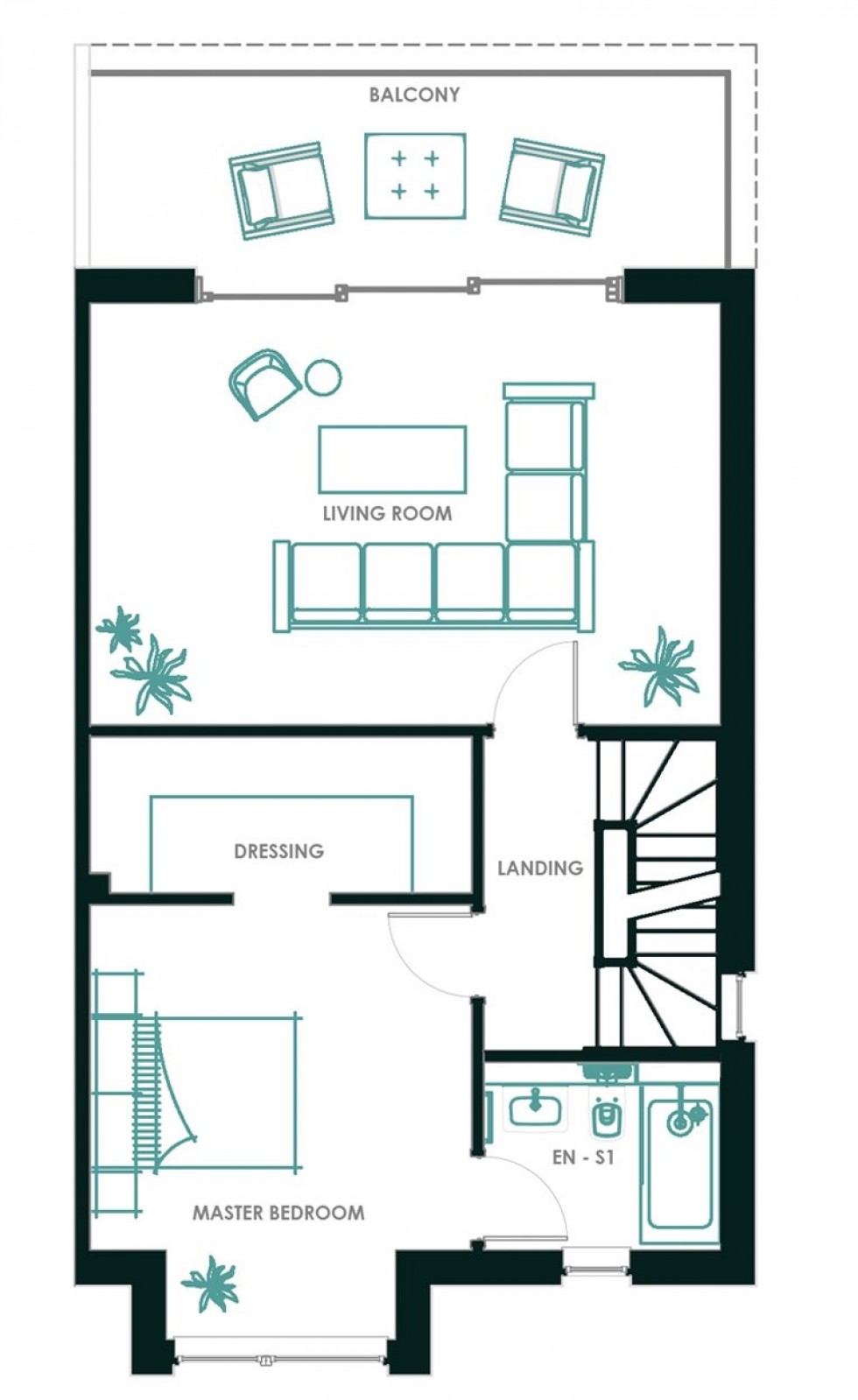 Floorplan for Highfield Gardens, Sale