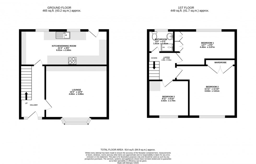 Floorplan for Egerton Road, Wilmslow