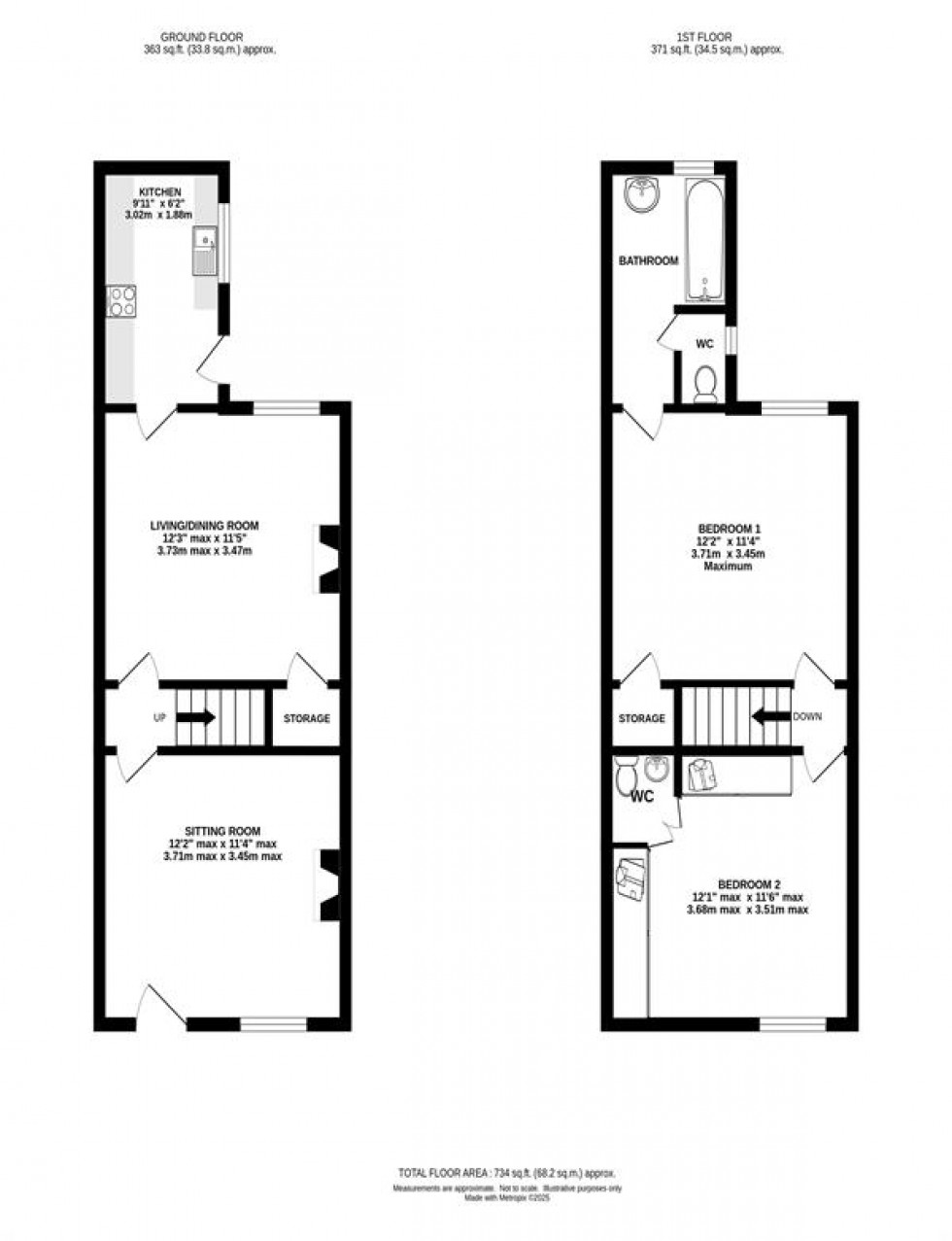 Floorplan for London Road, Holmes Chapel