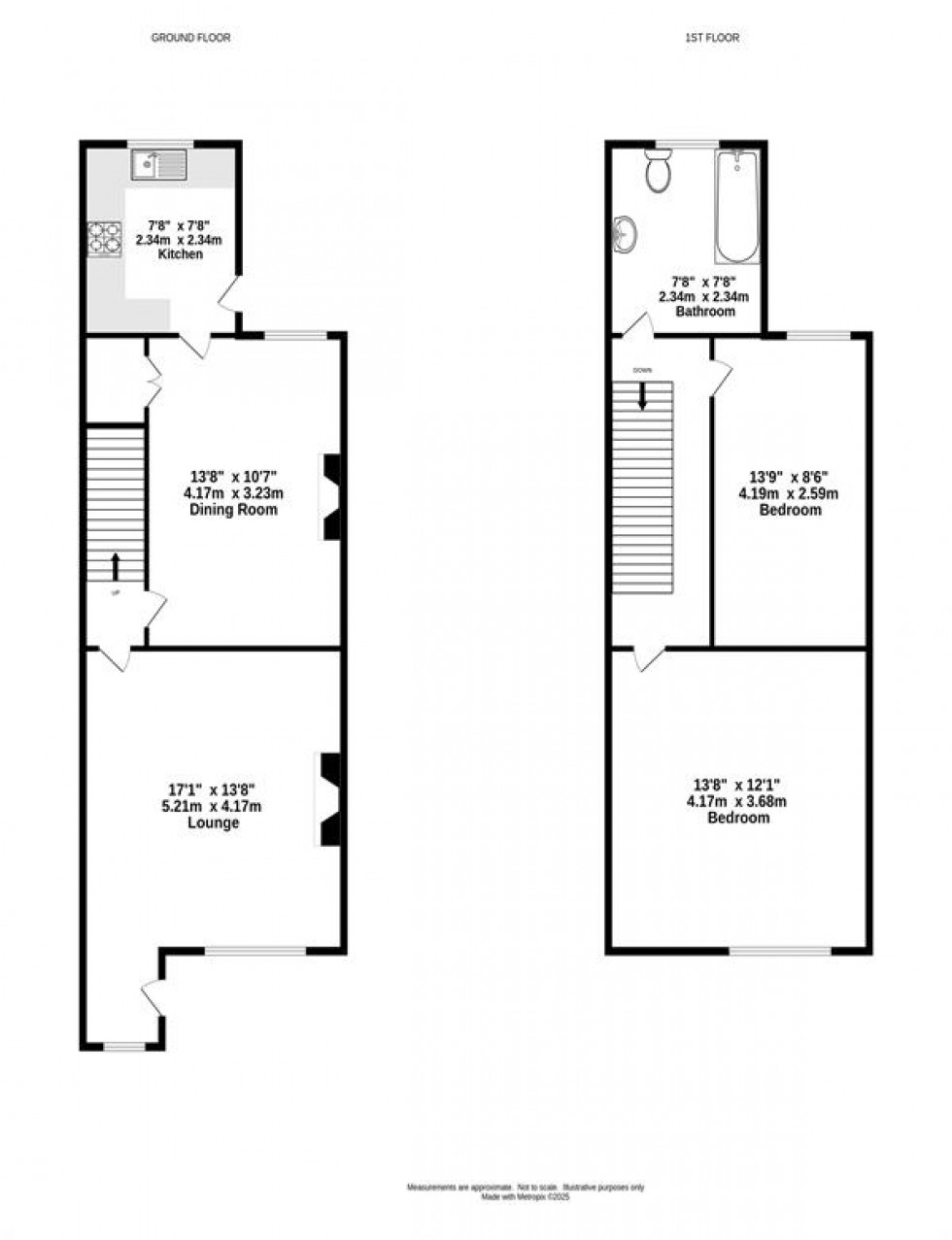 Floorplan for Sandfield Lane, Acton Bridge, Northwich