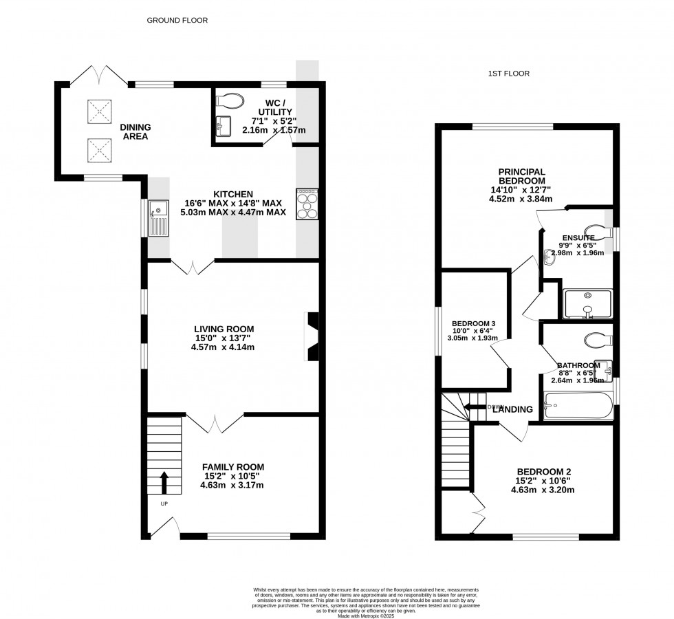 Floorplan for South Oak Lane, Wilmslow