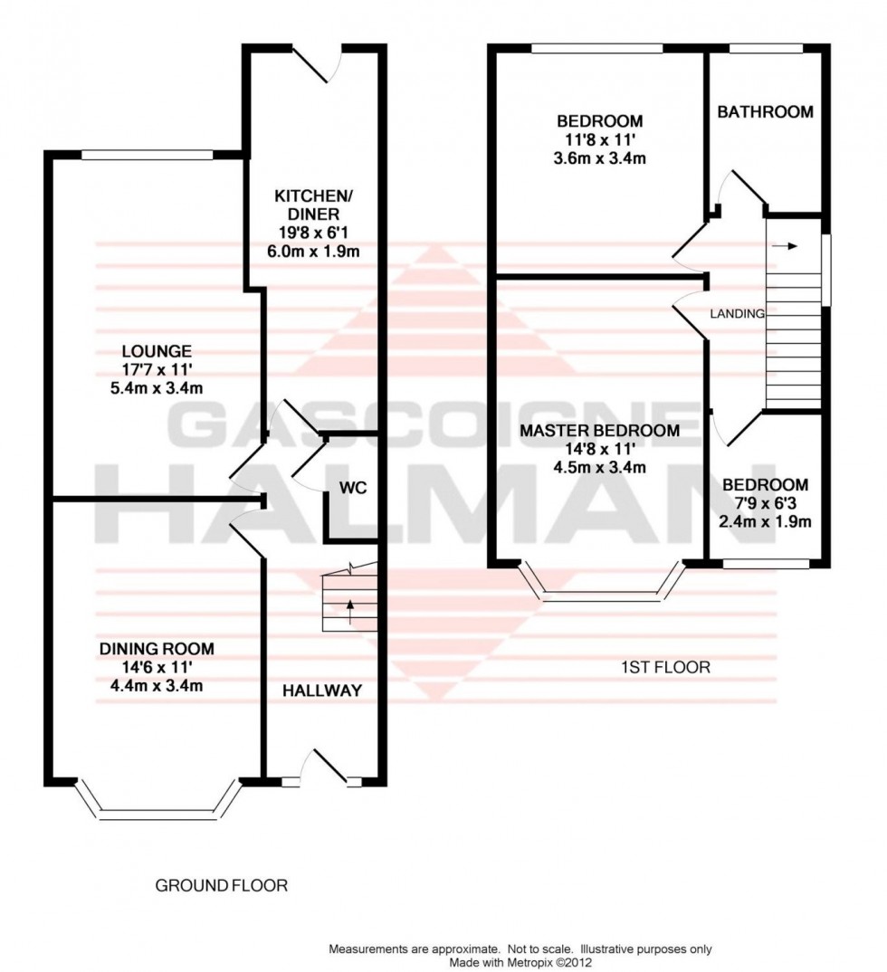 Floorplan for Warwick Drive, Sale