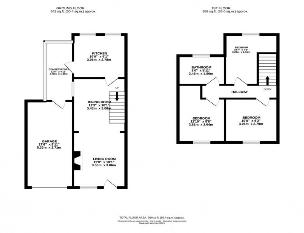 Floorplan for Brock Street, Macclesfield
