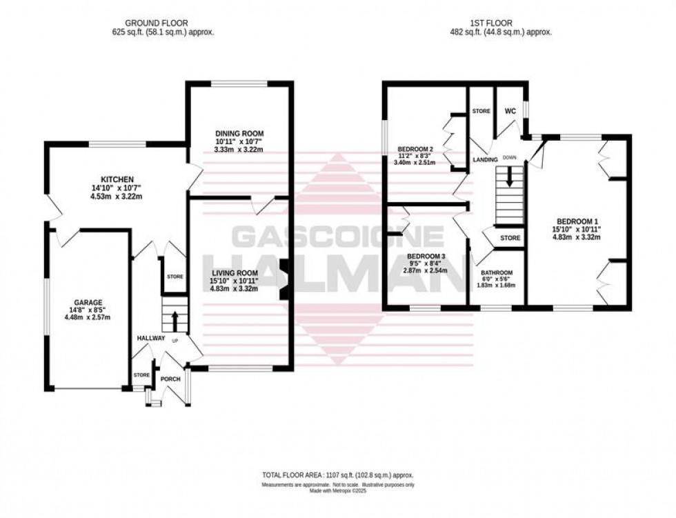 Floorplan for Crossway, Bramhall