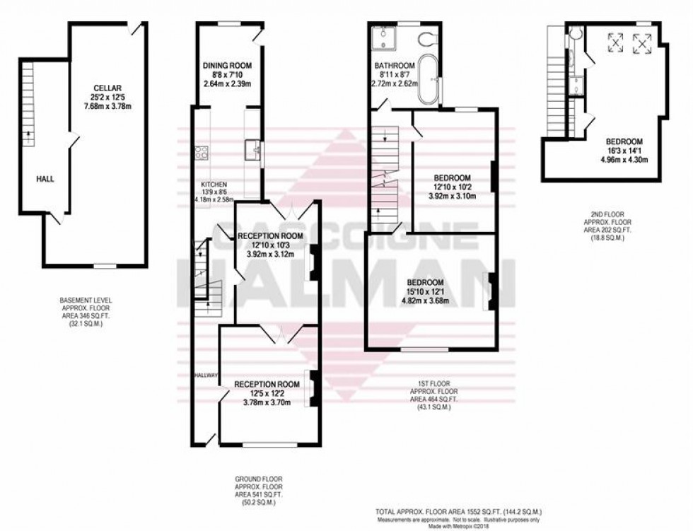 Floorplan for Moss Lane, Alderley Edge