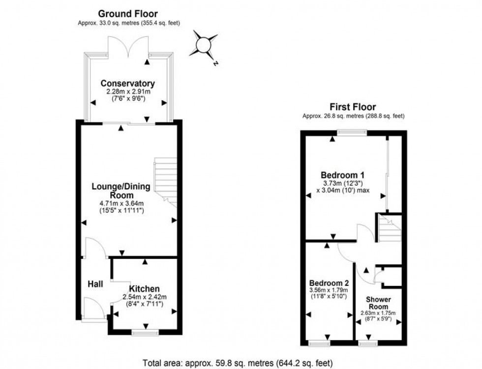 Floorplan for Mulberry Close, Elton, Chester