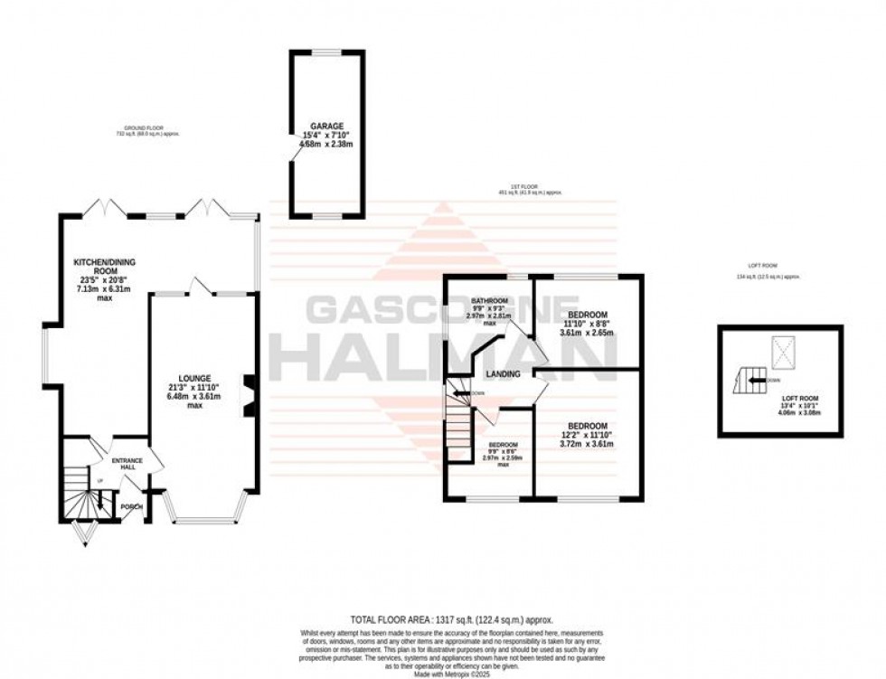 Floorplan for Verrill Avenue, Manchester