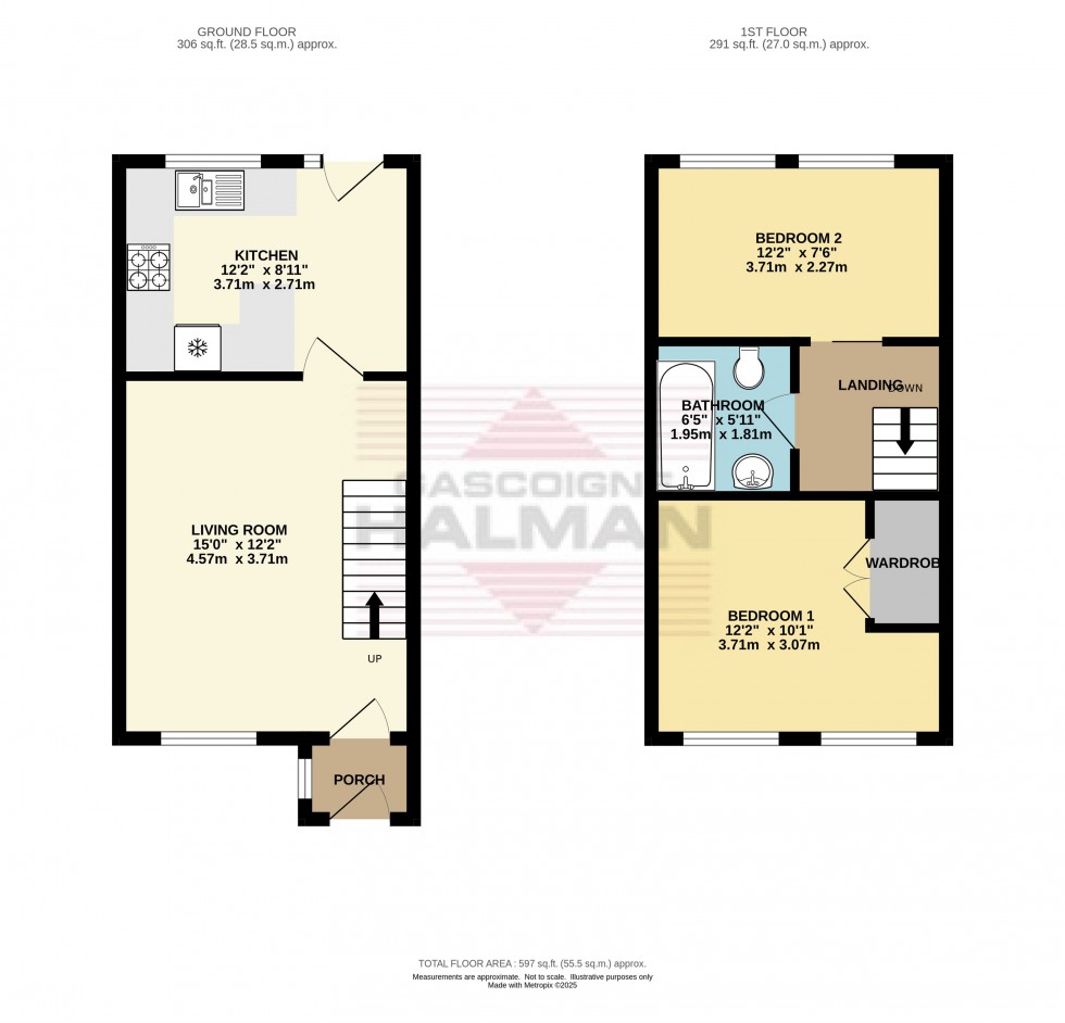 Floorplan for Brosscroft Village, Hadfield, Glossop