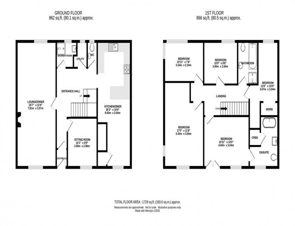 Floorplan for Chinley, High Peak