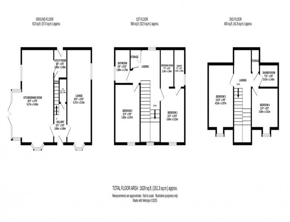 Floorplan for Larritt Avenue, Macclesfield