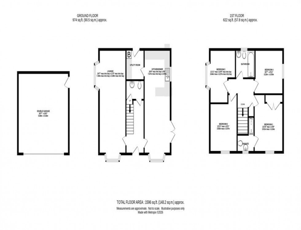 Floorplan for Elmwood Drive, Congleton